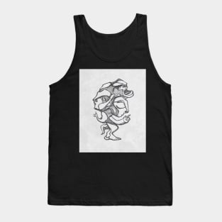 Weird human form illustration Tank Top